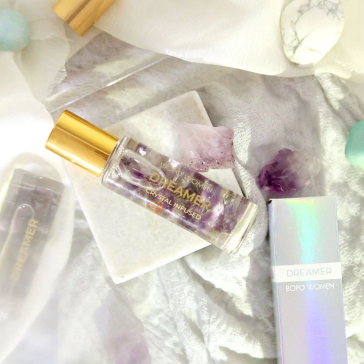 Dreamer Crystal Perfume Roller, Amethyst - BOPO Women