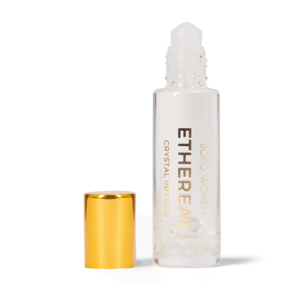 Ethereal Crystal Perfume Roller, Clear Quartz - BOPO Women