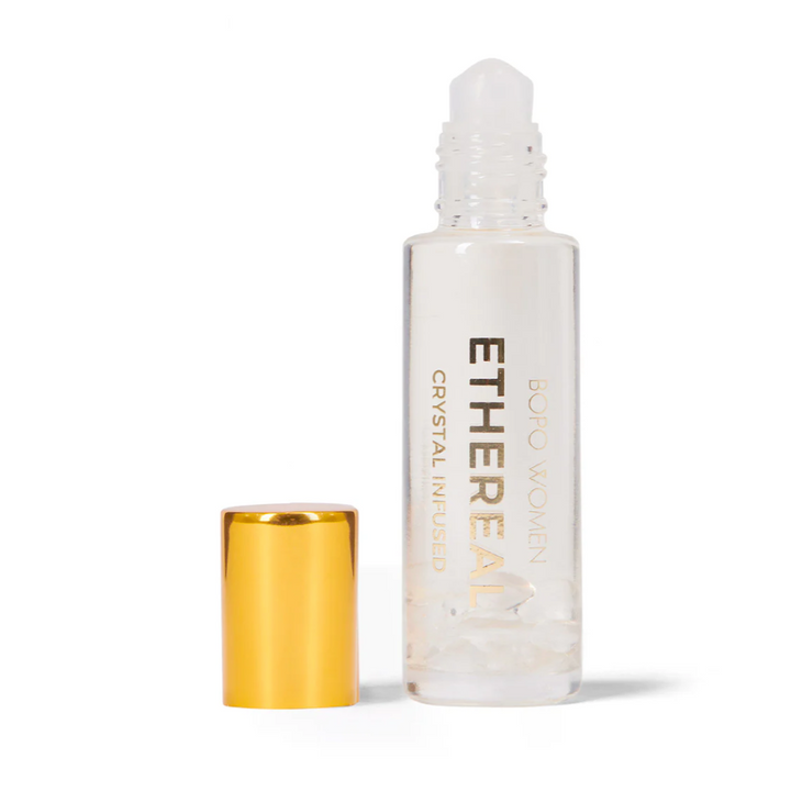 Ethereal Crystal Perfume Roller, Clear Quartz - BOPO Women