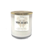 Archangel Michael - Protection, Guidance, Strength -  Crystal Soy Candle with Sodalite and Clear Quartz
