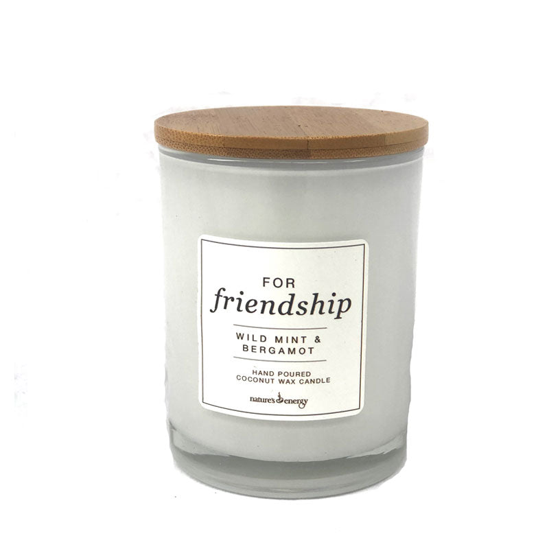Candle - For Friendship Wild Mint &  Bergamot
