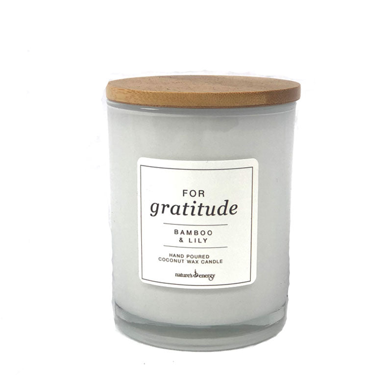 Candle - For Gratitude Bamboo & Lily